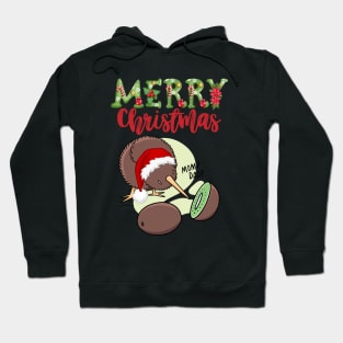 Merry Christmas New Zealand kiwi bird kiwi fruit - Funny | Witty Christmas kiwi design Hoodie